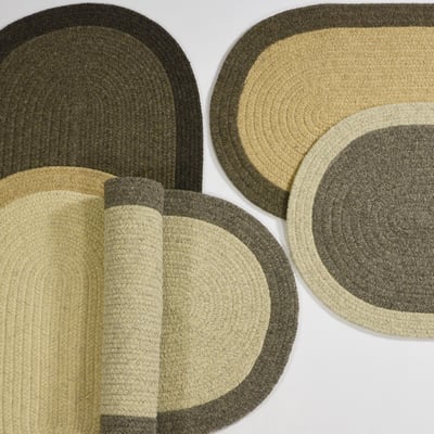 Hudson Wool Braided Area Rug